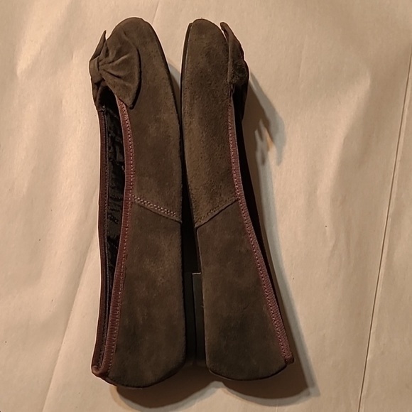 Vintage Sam & Libby Ballet Flats Brown Size 8 - Picture 3 of 9
